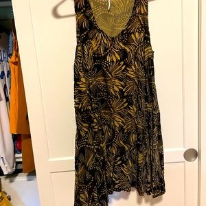 FP Ellie Velvet Burnout Mini Dress